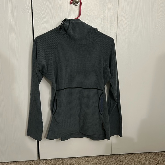 Gray Melanzana Micro Grid Hoodie - Picture 1 of 4